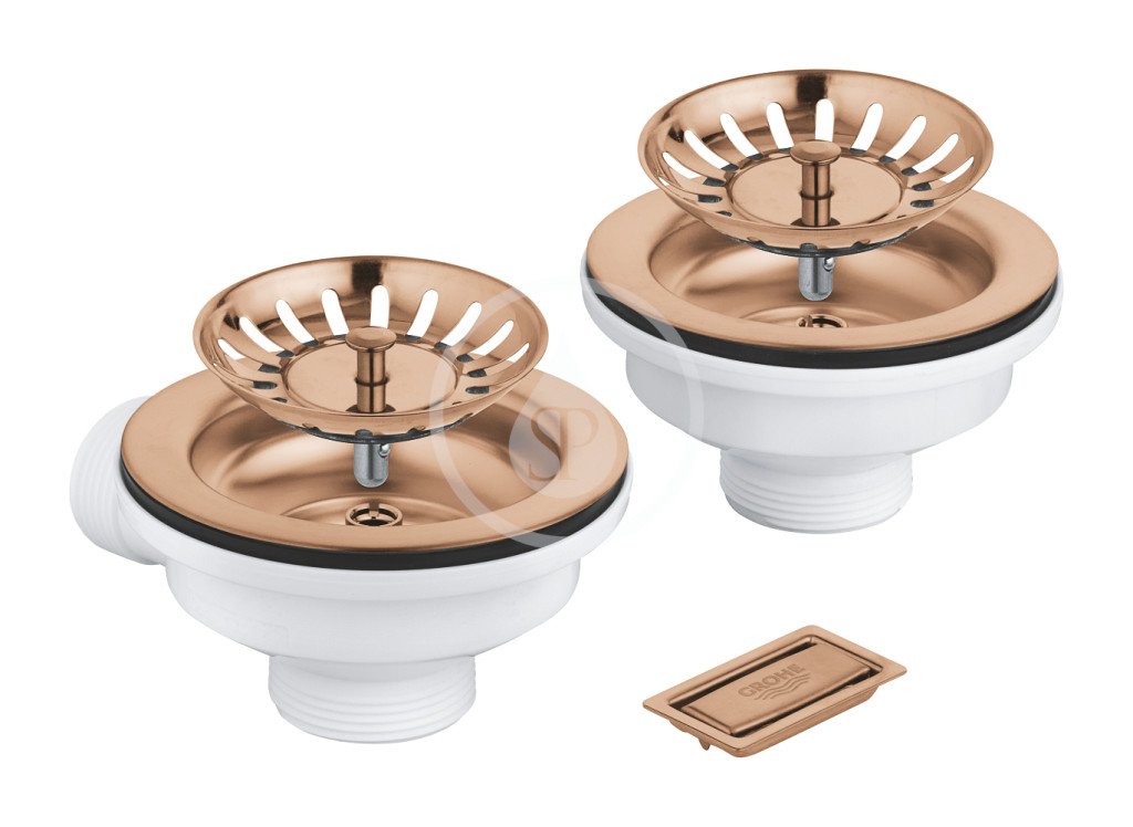 Grohe 40997DL0 - Odtoková souprava pro dřez, kartáčovaný Warm Sunset