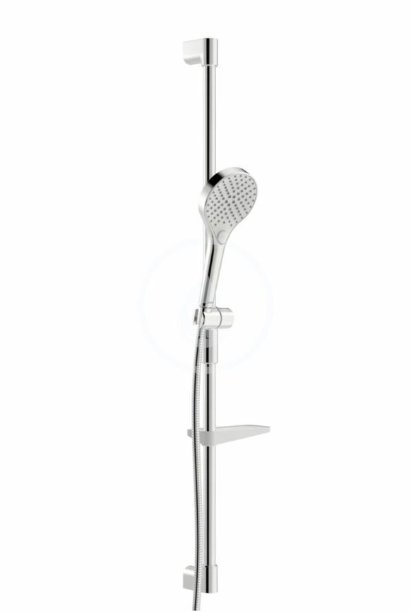 Hansa 44150330 - Set sprchové hlavice, tyče a hadice, 3 proudy, chrom