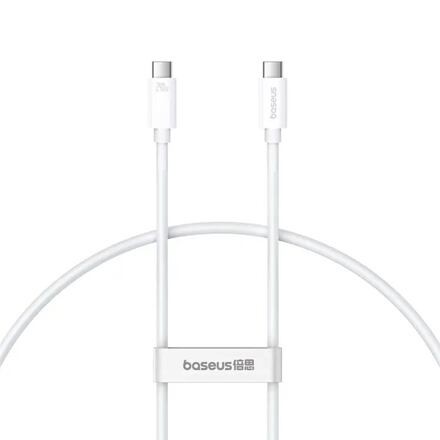 Baseus Superior Series 2 Fast Charging Datový Kabel USB-C - USB-C 240W 1m Moon White P10365200211-02