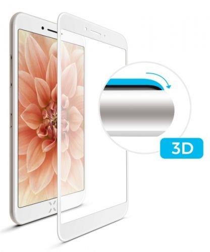 FIXED 3D Full-Cover pro Apple iPhone 7/8 bílé