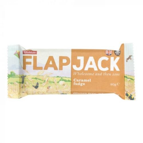 Flapjack ovesný karamel bezlepkový 80 g   WHOLEBAKE