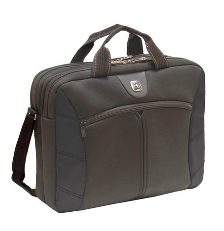 WENGER SHERPA - 16" dvojitá tenká brašna na notebook, černá