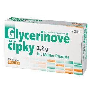 DR.MULLER Glycer.čípky 2,2g 12čípků