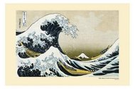 PYRAMID Plakát, Obraz - Kacušika Hokusai - Vlna, (91.5 x 61 cm)