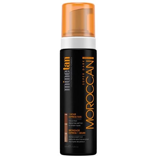 Minetan Samoopalovací pěna pro velmi tmavé opálení Moroccan (Super Dark 1 Hour Express Tan) 200 ml