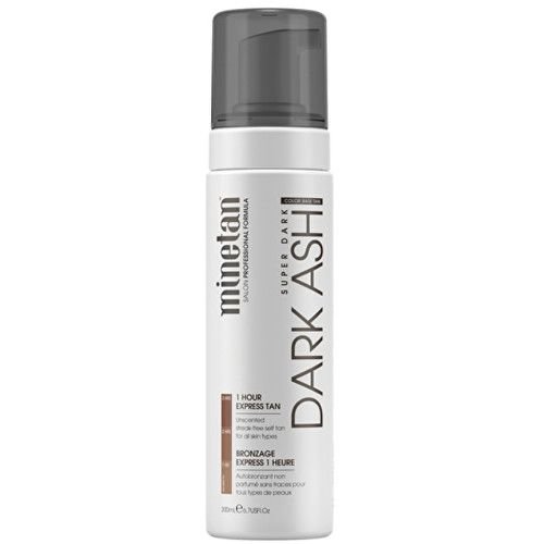 Minetan Samoopalovací pěna pro ultra tmavé opálení Dark Ash (1 Hour Express Tan) 200 ml