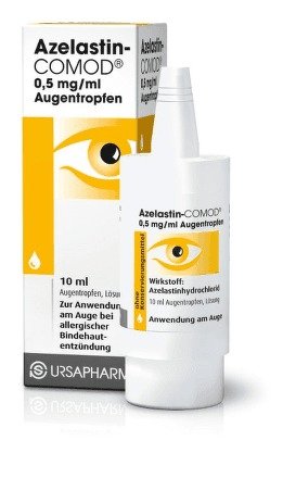 Azelastin Comod 0.5mg/ml oph.gtt.sol.1x10ml/5mg