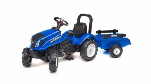 Traktor šlapací New Holland T6 s valníkem