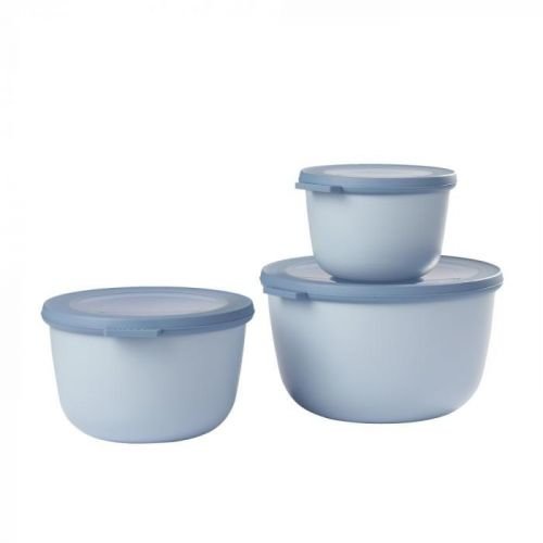 Sada 3 modrých svačinových boxů Rosti Mepal Cirqula Nordic