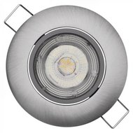 Emos LED bodové svítidlo Exclusive stříbrné, 5W neutrální bílá ZD3222