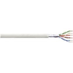 Síťový kabel F/UTP Cat 5e LogiLink CAT5E PV0013, stíněný, 100 m, šedá
