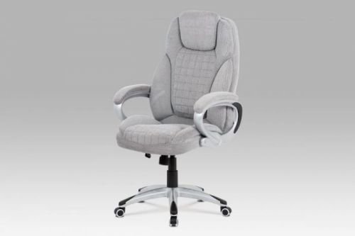 Kancelářské křeslo kancelářská židle šedá, houpací, KA-G198 SIL2 Akce, super cena, doprava zdarma Autronic