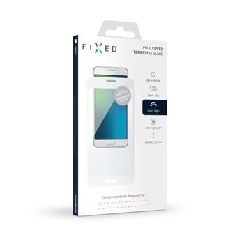 Ochranné tvrzené sklo FIXED Full-Cover pro Huawei Nova Smart, přes celý displej, bílé, 0.33 mm