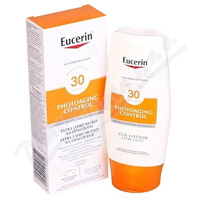 Eucerin SUN Photoaging Control SPF30 extra lehké mléko 150 ml