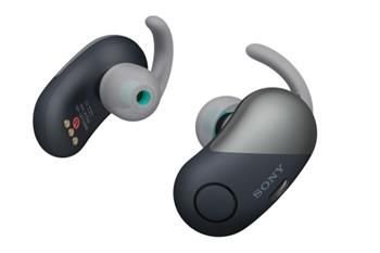 SONY WFSP700NB Bezdrátová sluchátka s možností odstranění okolního hluku - black