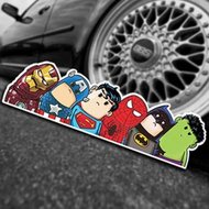 Samolepka na auto hrdinové Avengers