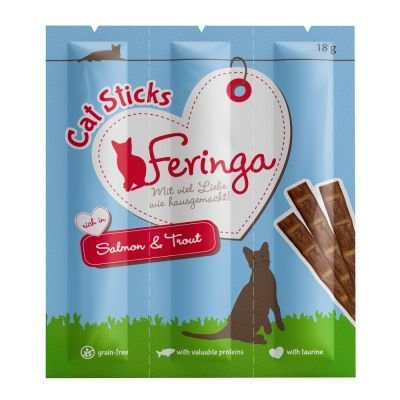 Feringa Sticks losos & pstruh - Výhodné balení: 3 x 3 balení