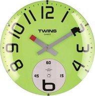 Nástěnné hodiny Twins 363 green 35cm 160895