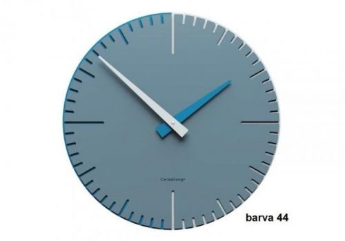 Designové hodiny 10-025 CalleaDesign Exacto 36cm (více barevných verzí) Barva šedomodrá tmavá - 44 166477
