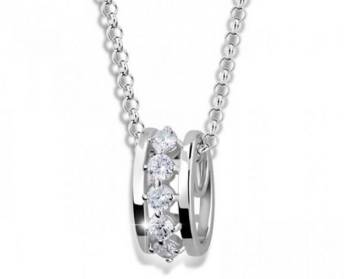Modesi Módní náhrdelník ze stříbra M41090 stříbro 925/1000