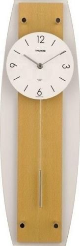 Nástěnné kyvadlové hodiny Twins 9897 natur 50cm 160905