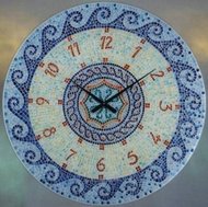 Velké skleněné hodiny AMS 9231 Mozaika 147444