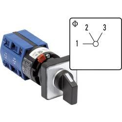 Krokový spínač Kraus & Naimer CG4 A250-600 FS2, 10 A, 2 x 60 °, šedá, černá, 1 ks