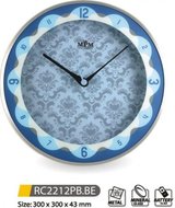 MPM Quality Nástěnné hodiny kovové RC2212PB.BE 145615