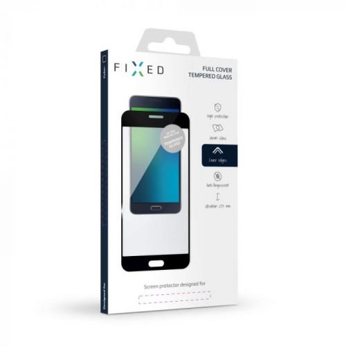 Ochranné tvrzené sklo FIXED Full-Cover pro Huawei Mate 10 Lite, přes celý displej, černé, 0.33 mm
