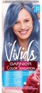Garnier Color Sensation Vivids Intenzivní permanentní barvící krém na vlasy 6.10 Aqua Blue