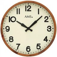 Dřevěné nástěnné hodiny AMS 9535 165128