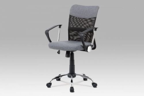 Kancelářská židle šedo černá MESH houpací KA-V202 GREY Akce, super cena, zlevněná doprava Autronic