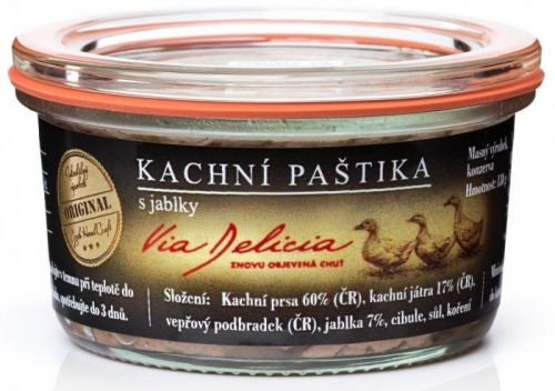 Kachní paštika s jablky 130 g 130g