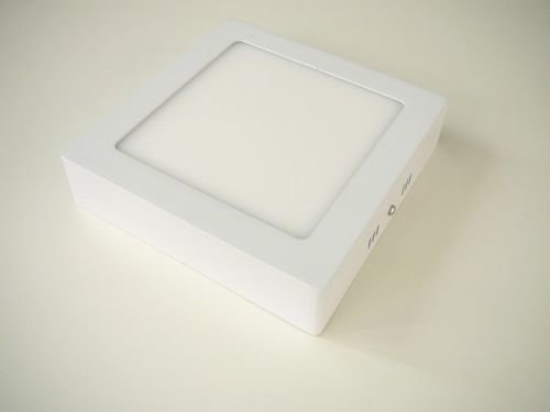 Přisazený LED panel 12W čtverec 166x166mm teplá bílá /PS12-LED-WW/