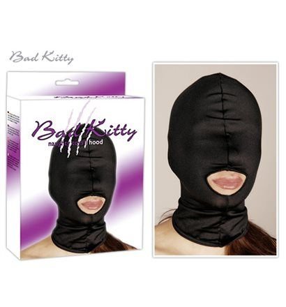 Bad Kitty Maska s otvorem pro ústa (černá)