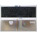 klávesnice Toshiba Satellite Pro C850 C855 C870 L850 L855 černá / šedý rámeček SK - s podsvitem