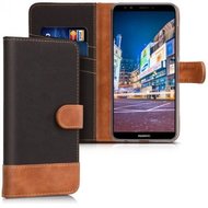 Pouzdro pro Huawei Y7 Prime (2018) černo - hnědé