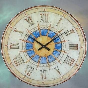 Velké skleněné hodiny AMS 9230 Slunce 147442