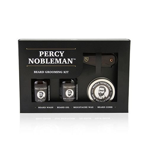 Percy Nobleman Dárková sada péče o vousy a knír (Beard Grooming Kit)