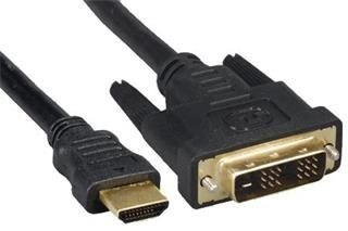 Kabel GEMBIRD HDMI-DVI 1,8m, 1.3, M/M stíněný, zlacené kontakty