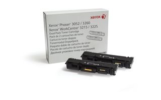 Xerox Toner Black pro Phaser 3052, 3260/ WorkCentre 3215, 3225 dualpack (2x3.000 str.)