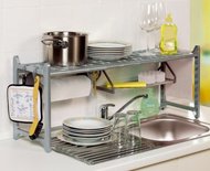 Variabilní police na dřez