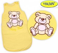 Baby Nellys Spací vak Teddy Bear, Baby Nellys - žlutý, krémový vel. 1