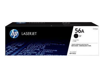 HP 56A Black LaserJet Toner Cartridge (CF256A)