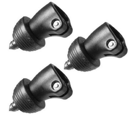 Manfrotto kovové hroty s gumovou zarážkou 440SPK2