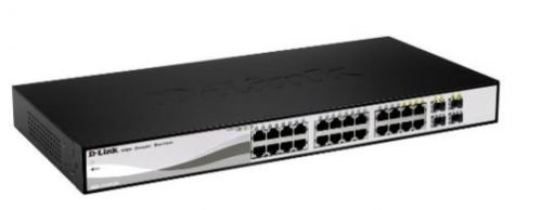 D-Link DGS-1210-26 26-Port Gigabit Smart Switch with 2 SFP ports