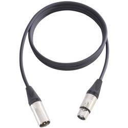 Mikrofonní XLR propojovací kabel AH Cables KM15FMBLK, 15 m, černá