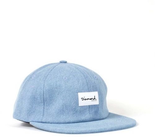 kšiltovka DIAMOND - Og Script 6 Panel Hat - Sc Light Wash (LTWS)