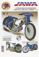 Plochodrážní motocykl JAWA 884.5/ papírový model - Čihák Miloš