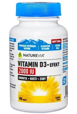 Swiss NatureVia Vitamin D3-Efekt 2000IU tbl.90